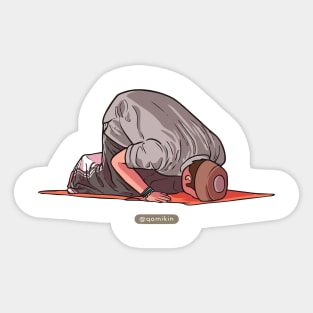 muslim sujud Sticker